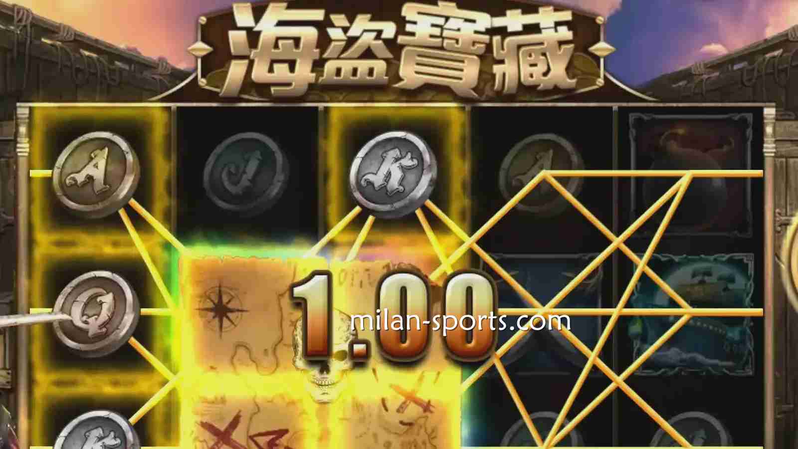 《海盗宝藏》老虎机400倍赔付，中奖机率是数一数二的高