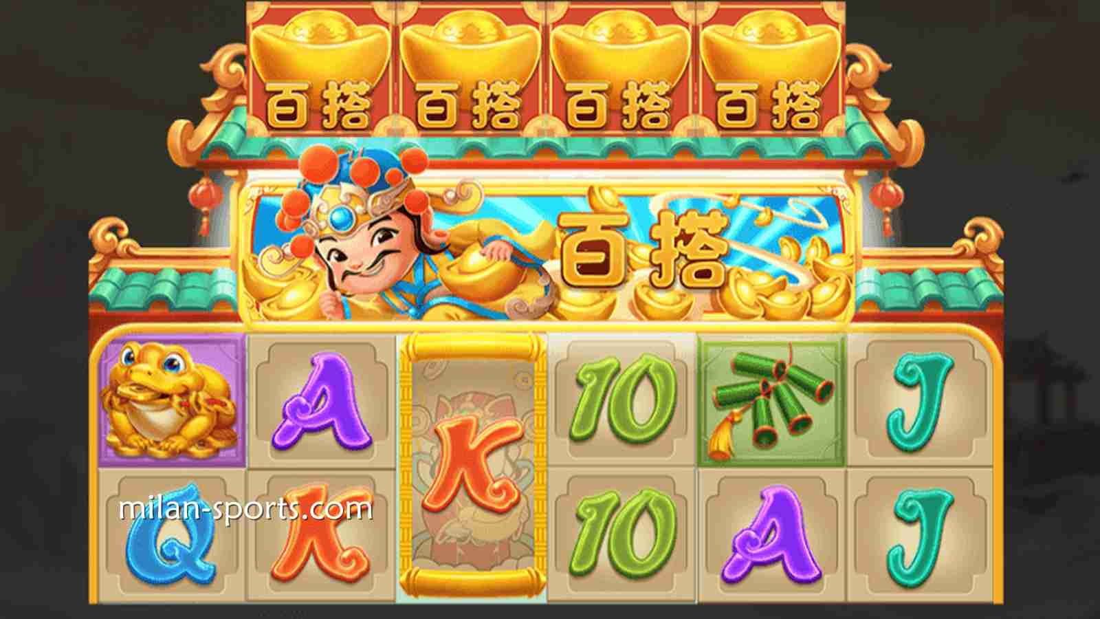 财神爷抱着元宝进家门，《聚宝财神》让你实现发财愿望